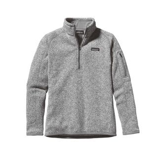 Patagonia Women's Quarter Zip Gray Better Sweater